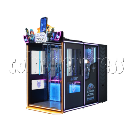 Elevator Action Invasion Arcade Machine (DLX Version) right view
