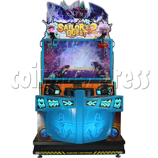 Sailor's Quest 2 VR Shooting Machine front view