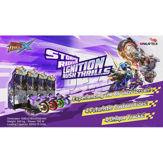 Storm Rider X Motorcycle Racing Arcade Machine catalog