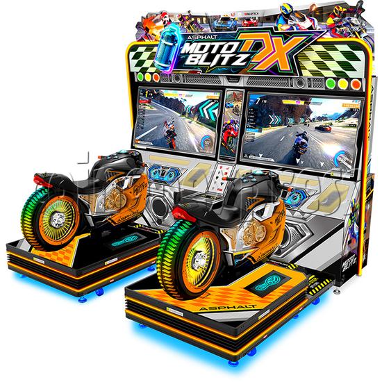Asphalt Moto Blitz DX Racing Arcade Machine right view