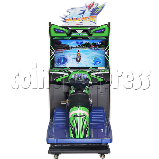 JET Blaster Racing Game Machine front view