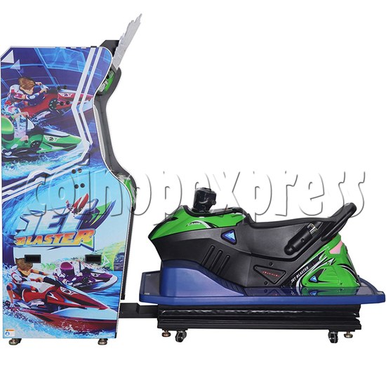 JET Blaster Racing Game Machine side view
