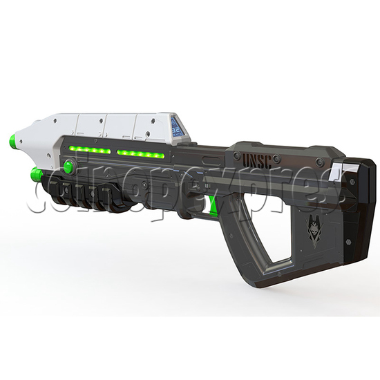 Halo: Fireteam Raven Shooting Arcade Machine (Stand 4P Version) gun