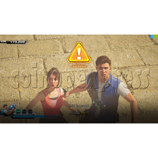 Monster Eye 3 4K Motion Theatre Arcade Machine screen display 2