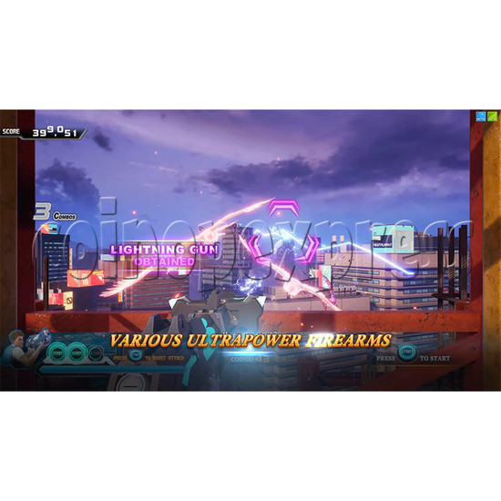 Monster Eye 3 4K Motion Theatre Arcade Machine screen display 5