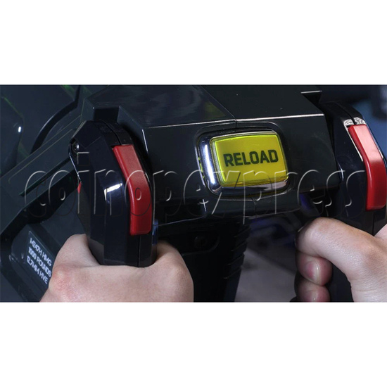 Halo: Fireteam Raven Shooting Arcade Machine (Theatre 2P Version) gun