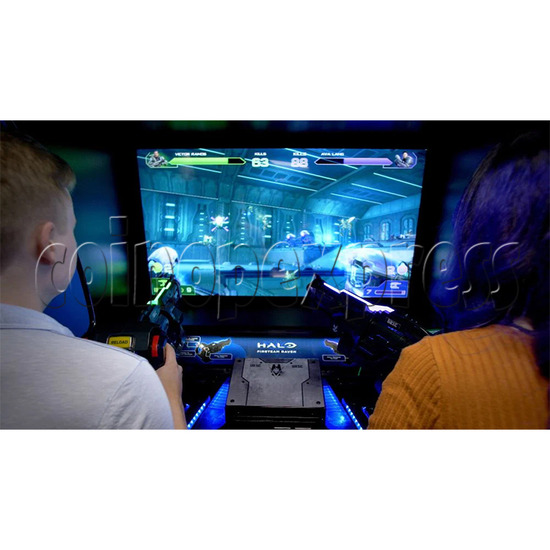 Halo: Fireteam Raven Shooting Arcade Machine (Theatre 2P Version) screen
