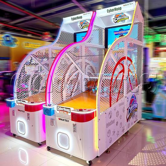 Cyber Hoop Basketball Shooting Machine right view