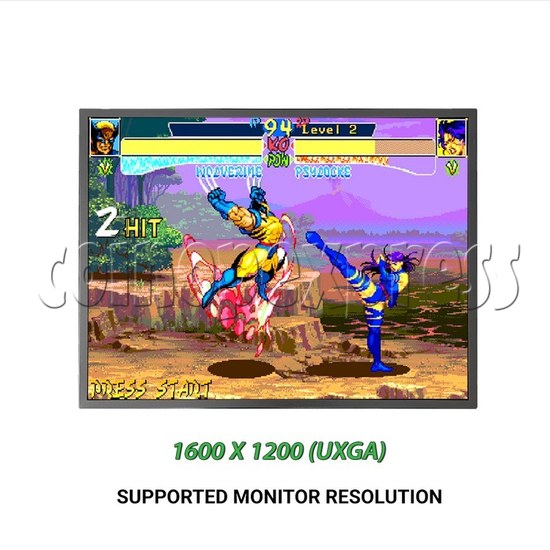 29 inch Retro Style 4:3 Aspect Ratio LCD Monitor supports CGA / EGA / VGA / up to 1600x1200