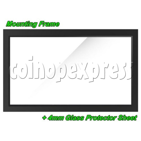 32 inch Monitor Front Glass and Metal Frame (No Monitor) for Vewlix / Chewlix Cabinet