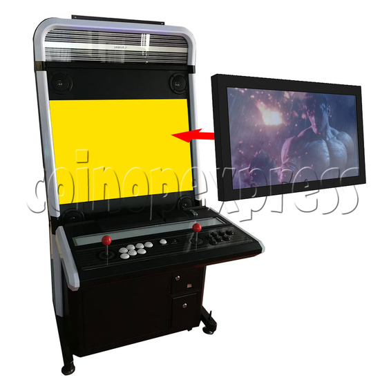 32 inch 16:9 Aspect Ratio LCD Arcade Monitor with Complete Metal Frame for Vewlix / Chewlix (supports CGA / EGA / VGA /1920x1080)