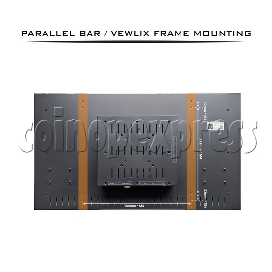 32 inch 16:9 Aspect Ratio LCD Arcade Monitor for Vewlix / Chewlix Parallel Bar / Vewlix Frame Mounting
