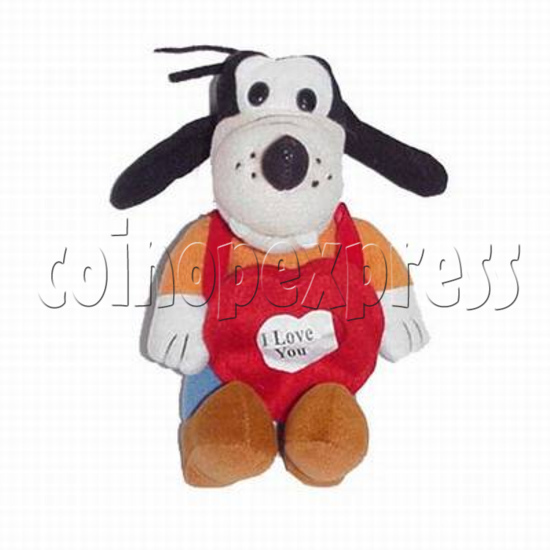 Dog with Message Heart 4366