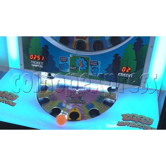 Eggs Adventure Ticket Redemption Machine tricera wheel