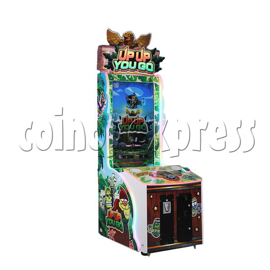 Up Up You Go Ticket Redemption Machine left view