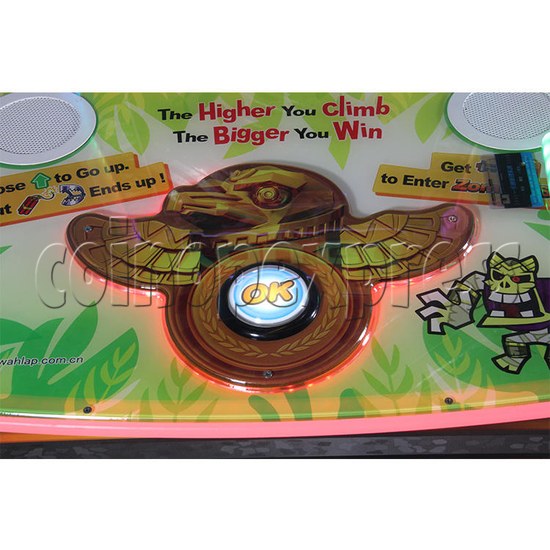 Up Up You Go Ticket Redemption Machine ok button