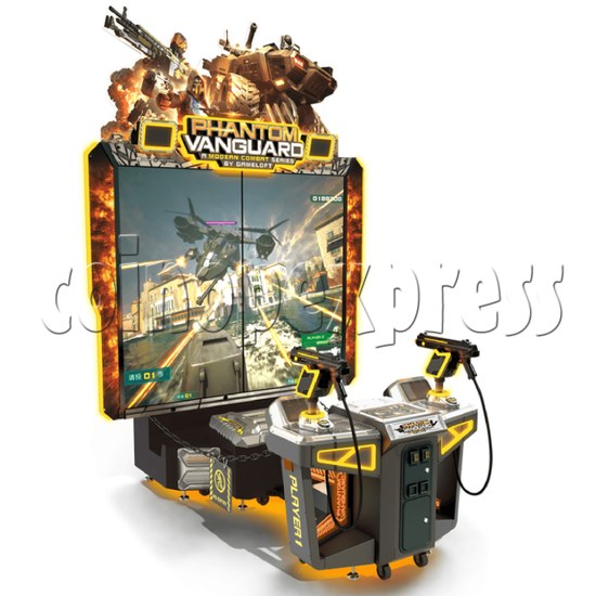 Phantom Vanguard Shooting Arcade Machine left view