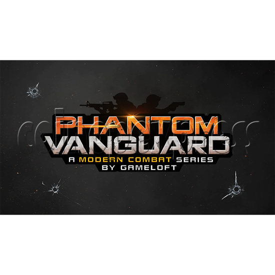 Phantom Vanguard Shooting Arcade Machine logo