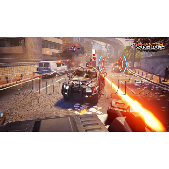 Phantom Vanguard Shooting Arcade Machine screen display 2