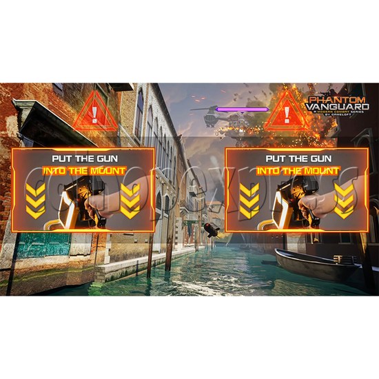 Phantom Vanguard Shooting Arcade Machine screen display 6