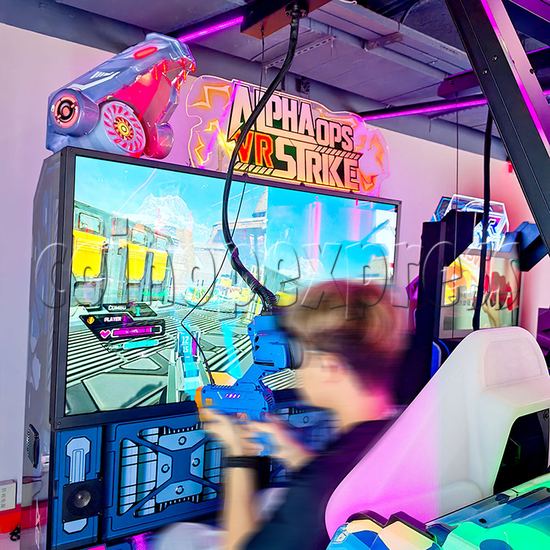 Alpha Ops VR Strike Shooting Arcade Machine play view