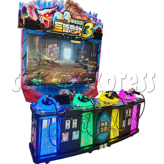 Monster Eye 3 Unite Shooting Arcade Machine left view