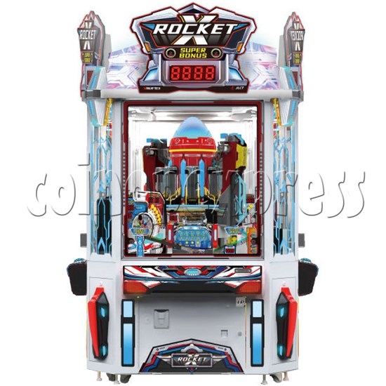 Rocket X Ticket Redemption Arcade Machine front view