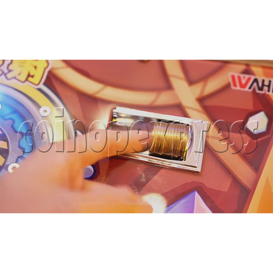 The Gold Miner Ticket Redemption Arcade Machine coin entrance