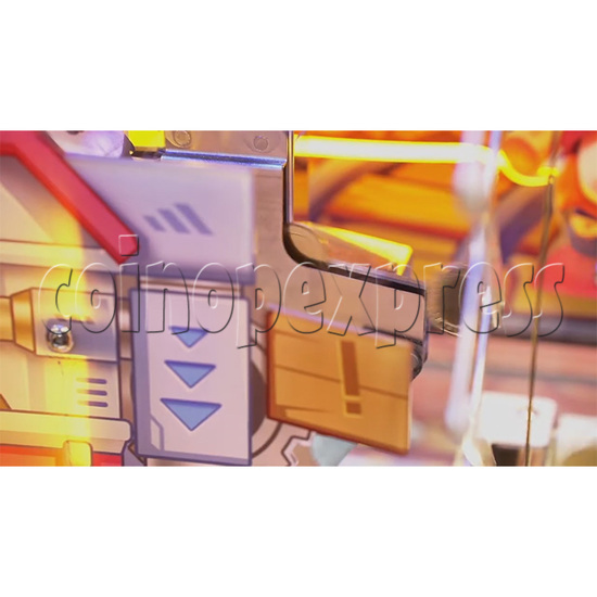 The Gold Miner Ticket Redemption Arcade Machine coin slot