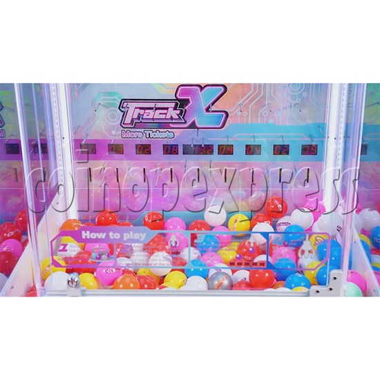 Track X Ticket Redemption Arcade Machine prize pool
