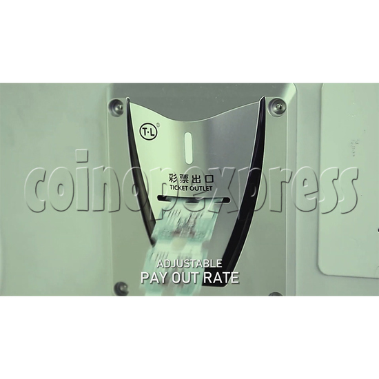 Greedy Swan Ticket Redemption Machine tickets exit