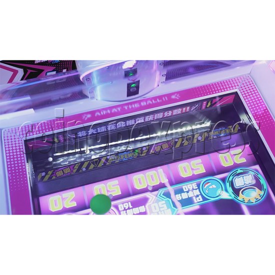 Thunderbolt Shot Ticket Redemption Machine playfield