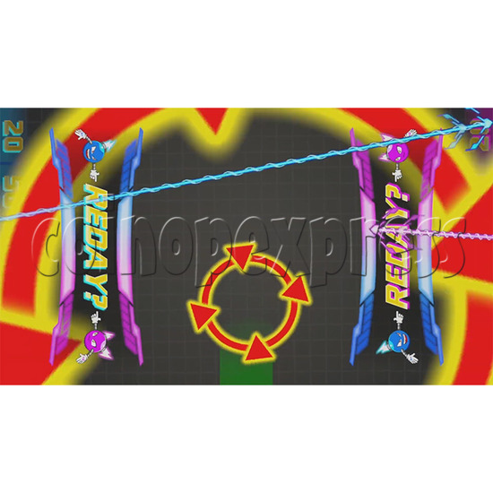 Thunderbolt Shot Ticket Redemption Machine screen display 1