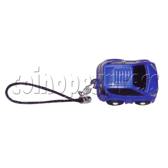 Mini Pull Back Car Key Chain with Capsules 7946