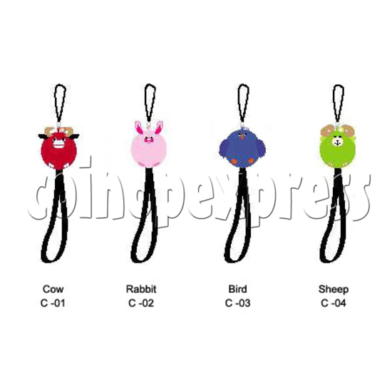 Q-Animal Mobile Strap (Short) 8332