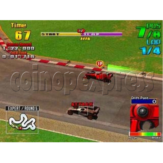 Rc De Go Arcade Game kit  - Game Play-1