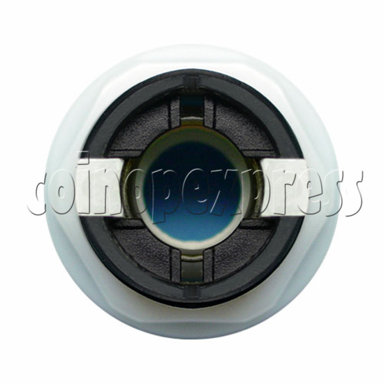 33mm Round Illuminated Push Button - Black Body with Color Top 8739