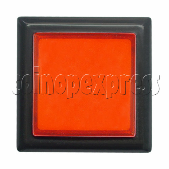 33mm Square Illuminated Push Button - Black Body with Color Top 8784