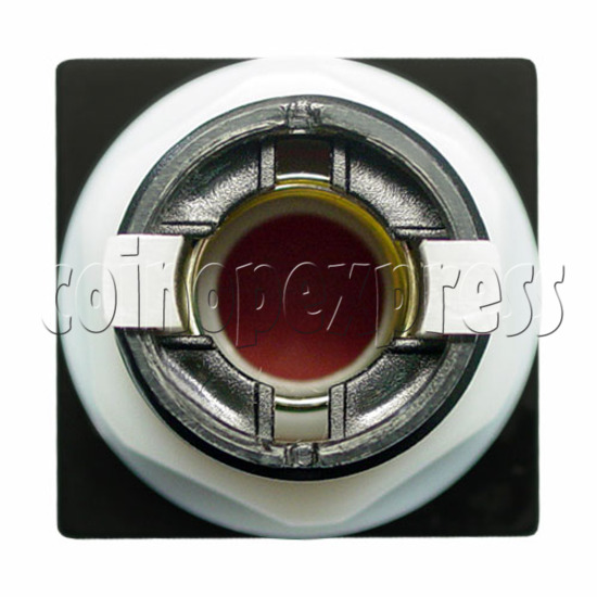 33mm Square Illuminated Push Button - Black Body with Color Top 8785
