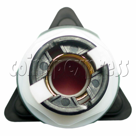 43mm Triangular Illuminated Push Button - Black Body 8823