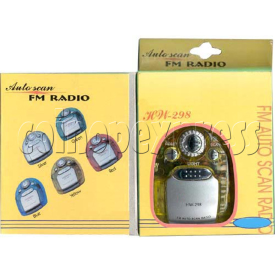 FM Auto Scan Radio With Torch 8835