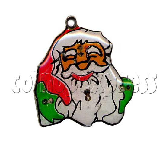 Santa Claus Flashing Pins 9573