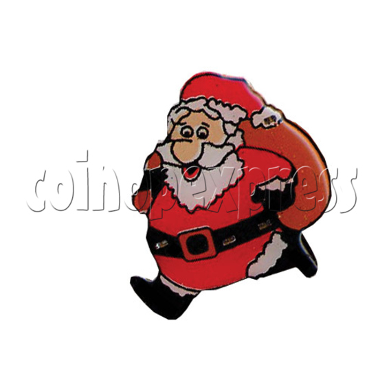 Santa Claus Flashing Pins 9574
