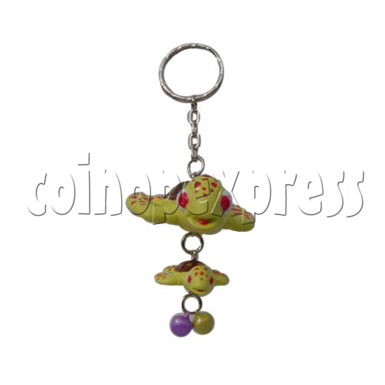 Rubber Ocean Fish Key Rings 9687