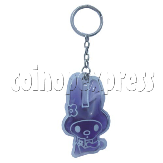 Water Glitter Key Rings 9693