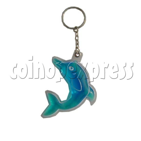 Water Glitter Key Rings 9695