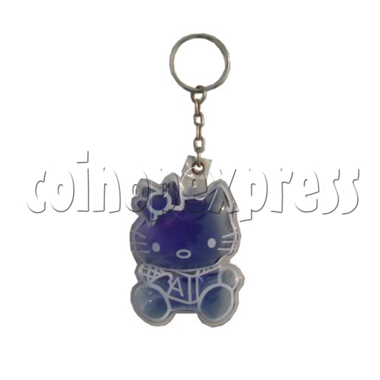 Water Glitter Key Rings 9698