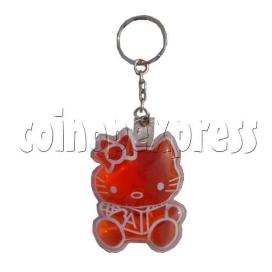 Water Glitter Key Rings 9706