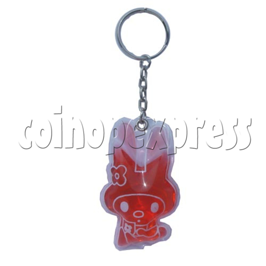 Water Glitter Key Rings 9708