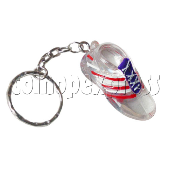 Crystal Shoe Key Rings 9748